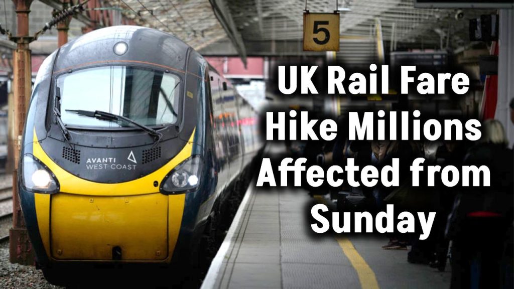 New UK Rail Fare Hike