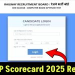 RRB ALP Scorecard 2025 Release at 3 PM