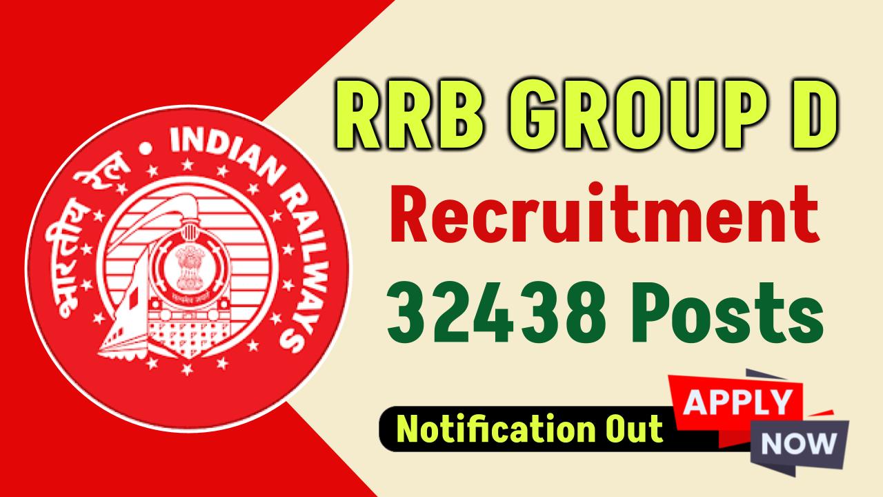 RRB Group D Recruitment 2025: Online Form, Eligibility, Age Limit, 32438 Posts