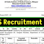 AIIMS Recruitment 2025: Apply Now for Multiple Posts in AIIMS Bilaspur!