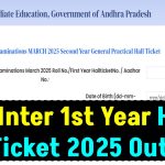 AP Inter 1st Year Hall Ticket 2025 Out – Download Your Admit Card Now!