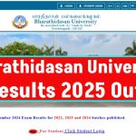 Bharathidasan University Results 2025 Out! Download BDU UG/PG Semester Marksheet @ bdu.ac.in!