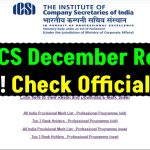 ICSI CS December Result 2024: Big Update! Check Official Result Date Announcement Here!