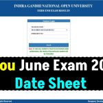 Ignou June Exam 2025 Date Sheet: IGNOU June term end exam date sheet released, download at ignou.ac.in