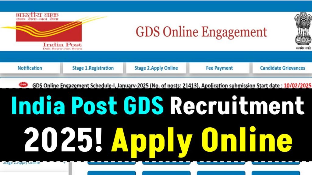 India Post GDS Recruitment 2025: Apply Online for 21,413 Vacancies—No Exam, No Interview! Here’s How to Apply!