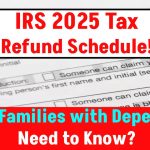 IRS 2025 Tax Refund Schedule: What Families with Dependents Need to Know