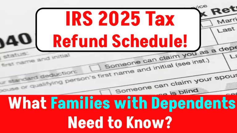 IRS 2025 Tax Refund Schedule: What Families with Dependents Need to Know