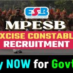 MP Excise Constable Recruitment 2025! 12th Pass? Apply NOW for Govt Job