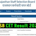 RSMSSB CET Result 2025: Rajasthan CET 12th exam results released, download like this