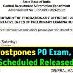 SBI PO Exam Date 2025: SBI Probationary Officer Recruitment Exam Cancelled, Check New Schedule Released