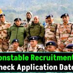 ITBP Constable Recruitment 2025: ITBP Announces New Constable (General Duty) Vacancies for 10th Pass – Check Application Dates!