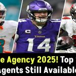 NFL Free Agency 2025: Top 10 Free Agents Still Available – Aaron Rodgers, Jevon Holland, Justin Reid & More!