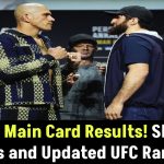 UFC 313 Main Card Results: Pereira vs Ankalaev – Shocking Upsets and Updated UFC Rankings!