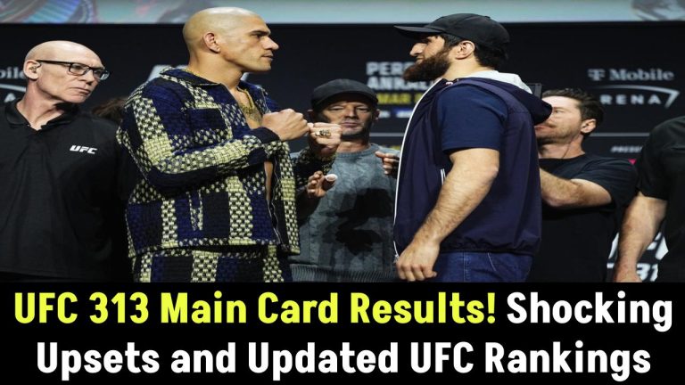 UFC 313 Main Card Results: Pereira vs Ankalaev – Shocking Upsets and Updated UFC Rankings!